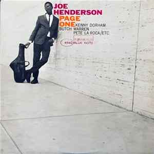 Joe Henderson - Page One Album