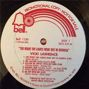 Vicki Lawrence - The Night The Lights Went Out In Georgia Album