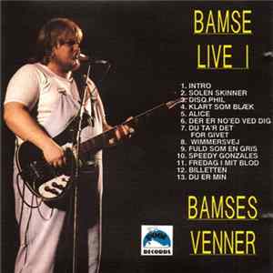 Bamses Venner - Bamse Live I Album