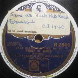Bud Freeman And His Famous Chicagoans - Prince Of Wails / Muskat Ramble Album