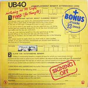 UB40 - Signing Off Album