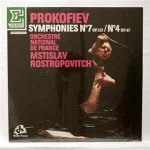Prokofiev - Orchestre National De France, Mstislav Rostropovitch - Symphonies Nº7 Op.131 / Nº4 Op.47 Album