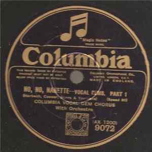 Columbia Vocal Gem Chorus - No, No Nanette - Vocal Gems Album