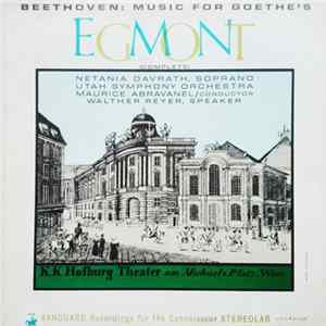 Beethoven, Netania Davrath, Utah Symphony Orchestra, Maurice Abravanel, Walther Reyer - Music for Goethe's Egmont (Complete) Album