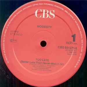 Modesty - Too Late Album