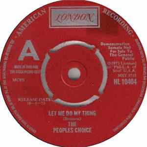 The Peoples Choice - Let Me Do My Thing Album