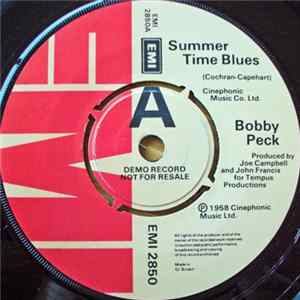 Bobby Peck / Eric Boat - Summer Time Blues / Sweet Huckolation Album