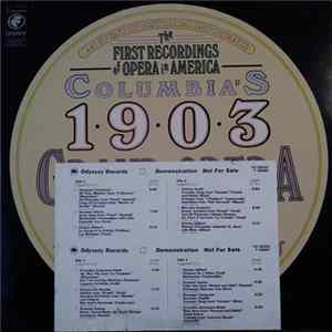 Various - Columbia's 1903 Grand Opera Series Album
