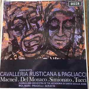 The Chorus And Orchestra Of L'Accademia Di Santa Cecilia, Rome - Cavalleria Rusticana & Pagliacci Album