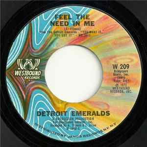 Detroit Emeralds - Feel The Need In Me / There's A Love For Me Somewhere Album