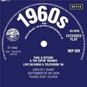 Paul And Ritchie And The Crying Shames - Live On Radio & Television '66 Album