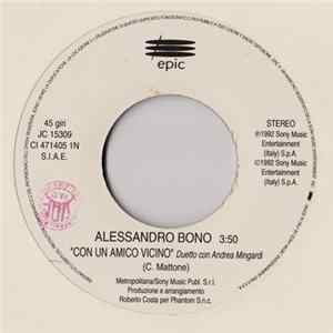 Alessandro Bono Duetto Con Andrea Mingardi / Ten Sharp - Con Un Amico Vicino / You Album