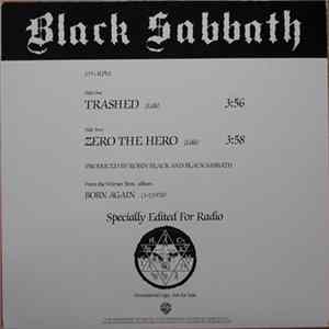 Black Sabbath - Trashed / Zero The Hero Album