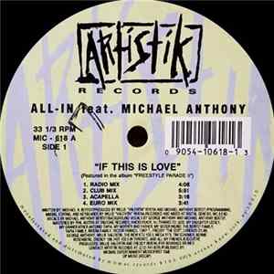 All In Featuring Michael Anthony / Lorenzo D'Lan - If This Is Love / If You Were Mine Album