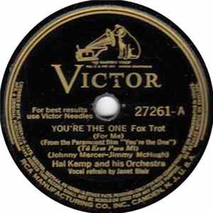 Hal Kemp And His Orchestra - You're The One / I Can't Remember To Forget Album