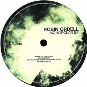 Robin Ordell - Monopolar EP Album