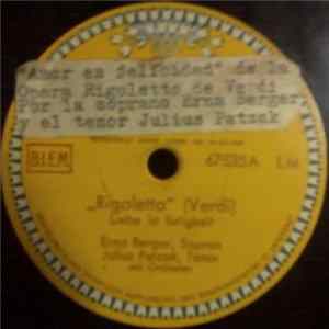 Verdi / Erna Berger, Julius Patzak - Rigoletto / La Traviata Album