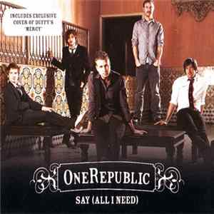 OneRepublic - Say (All I Need) Album