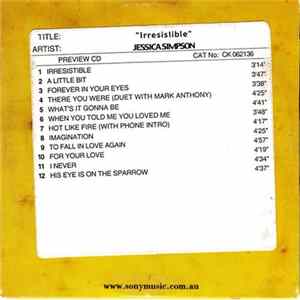 Jessica Simpson - Irresistible Album