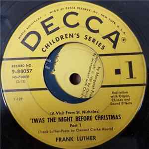 Frank Luther - 'Twas The Night Before Christmas Album