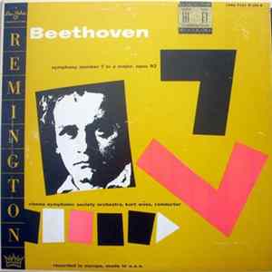 Ludwig van Beethoven, Vienna Symphonic Society Orchestra, Kurt Wöss - Symphony No. 7 In A Major, Opus 92 Album