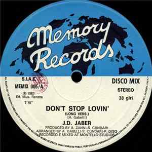 J.D. Jaber - Don't Stop Lovin' Album