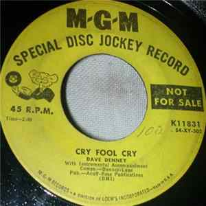 Dave Denney - Cry Fool Cry / Stop, You're Breaking My Heart Album