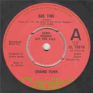 Grand Funk - Bad Time Album