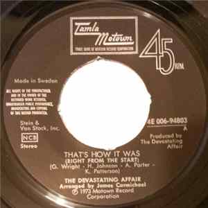 The Devastating Affair - That’s How It Was Album
