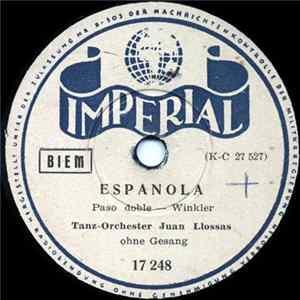 Tanzorchester Juan Llossas - Espanola / Buenos Aires Album