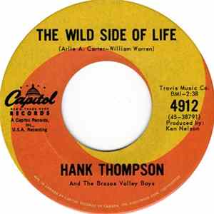 Hank Thompson and The Brazos Valley Boys - The Wild Side Of Life Album