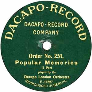 Dacapo London Orchestra - Popular Memories Album
