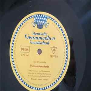Igor Strawinsky / Zoltan Kodaly, Ernst Haefliger, Ferenc Fricsay - Psalmen-Symphonie / Psalmus Hungaricus Op. 13 Album
