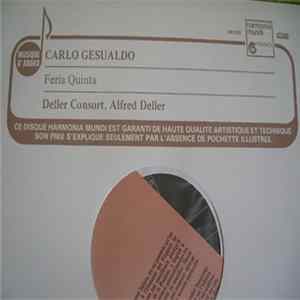 Carlo Gesualdo, Alfred Deller - Feria Quinta Album