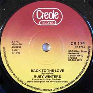 Ruby Winters - Back To The Love Album