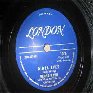 Frances Wayne With Neal Hefti's Orchestra - Didja Ever / Corner To Corner Album