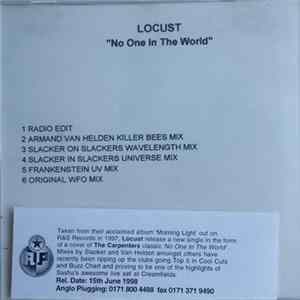 Locust - No-One In The World Album