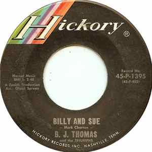 B.J. Thomas And The Triumphs - Billy And Sue Album