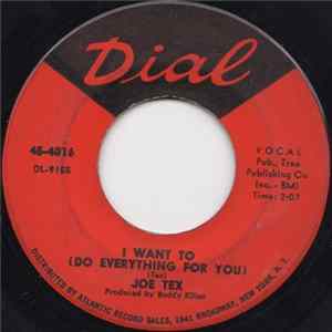Joe Tex - I Want To (Do Everything For You) / Funny Bone Album