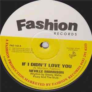 Neville Morrison - If I Didn't Love You Album