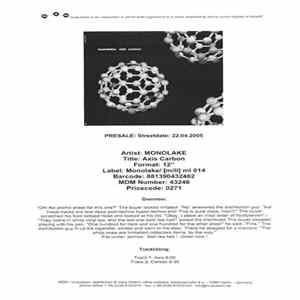 Monolake - Axis Carbon Album
