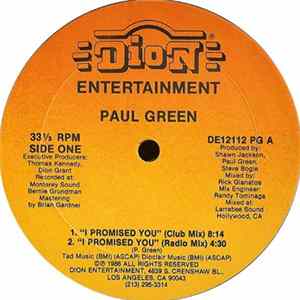 Paul Green - I Promised You Album