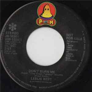 Leslie West - Don't Burn Me / E.S.P. Album