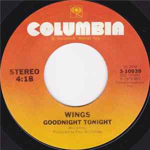 Wings - Goodnight Tonight Album