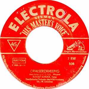 Rudolf Schock - Gralserzählung Album