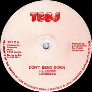 Lovindeer - Don't Bend Down / Lickshot Man Album