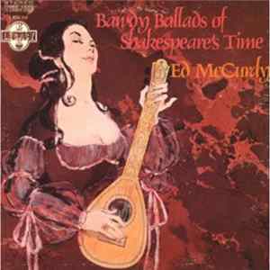 Ed McCurdy - Bawdy Ballads Of Shakespeare's Time Album