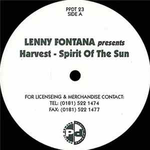 Lenny Fontana Presents Harvest - Spirit Of The Sun Album