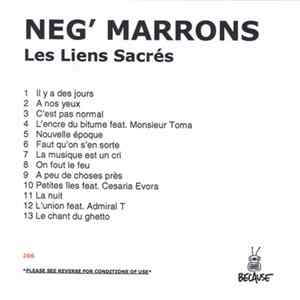 Neg'Marrons - Les Liens Sacrés Album