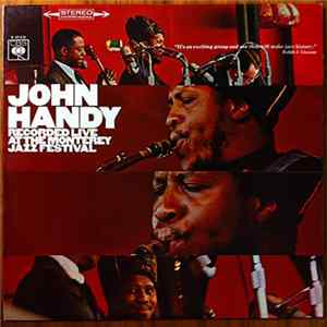 John Handy - Recorded Live At The Monterey Jazz Festival Album